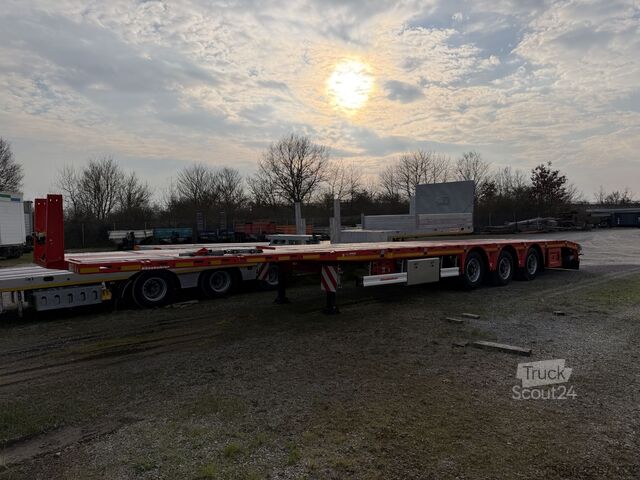 Reboque de plataforma rebaixada Kässbohrer LB3E  3 Achs Mega Satteltieflader, Jumbo, Wenig Benutzt