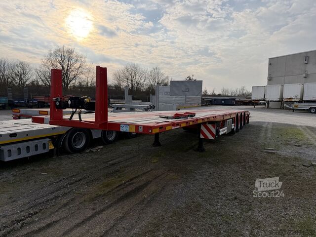 Reboque de plataforma rebaixada Kässbohrer LB3E  3 Achs Mega Satteltieflader, Jumbo, Wenig Benutzt