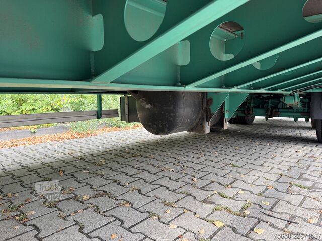 Reboque com plataforma rebaixada Müller-Mitteltal TP 24,0  3 Achs Jumbo Prischen 9,40 m, Wenig Benutzt