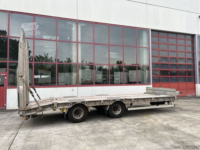 Reboque com plataforma rebaixada Humbaur HBTZ  21 t Tandemtieflader