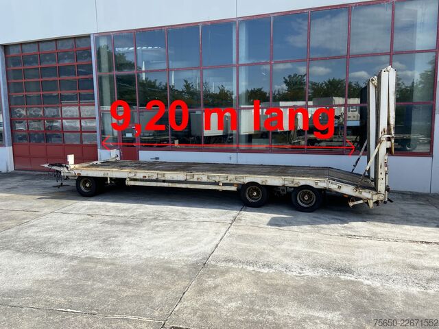 Reboque com plataforma rebaixada Müller-Mitteltal PT 30  3 Achs Tieflader 9,20 m Ladefläche