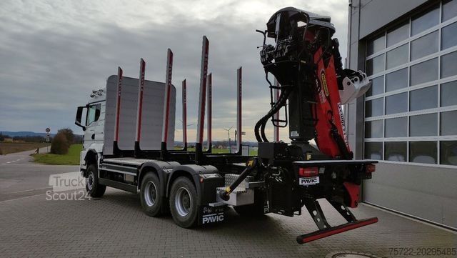 Φορτηγό μεταφοράς ξυλείας MAN TGS 33.520 6x6 BL RADSTAND 3900mm Sofort Verfügb
