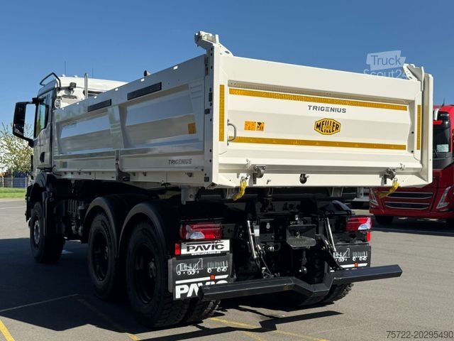 Τρίπλευρο ανατρεπόμενο φορτηγό MAN TGS 33.480 6x4 BB Meiller 3-Seitenkipper Bordmat