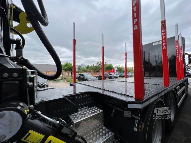 Rąstvežis SCANIA R590 6x4/Plattform/Kran TAJFUN LIV L150Z