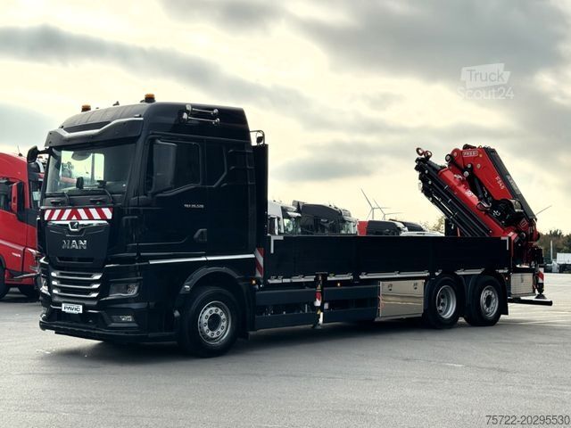 Γερανός τοποθετημένος σε φορτηγό MAN TGX 26.540 6x2-4 LL Containerpritsche/Fassi 545