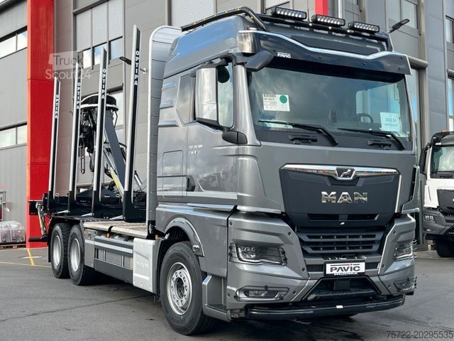 Лесовоз MAN TGX 26.580 6x4 BL Kurzholz Kran nach Wahl