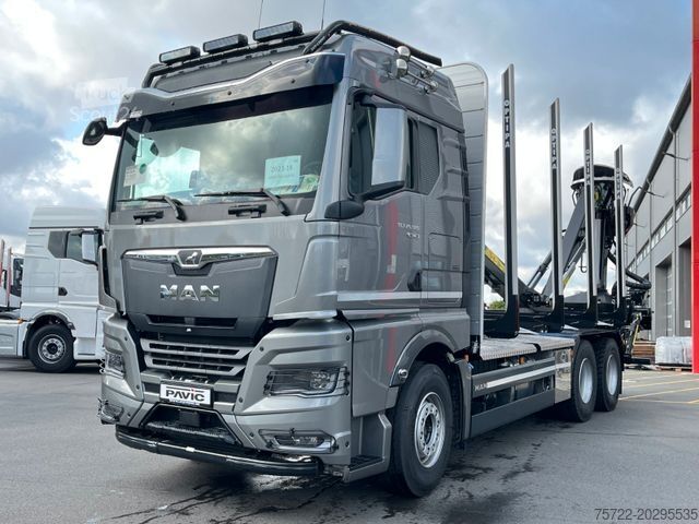 Лесовоз MAN TGX 26.580 6x4 BL Kurzholz Kran nach Wahl