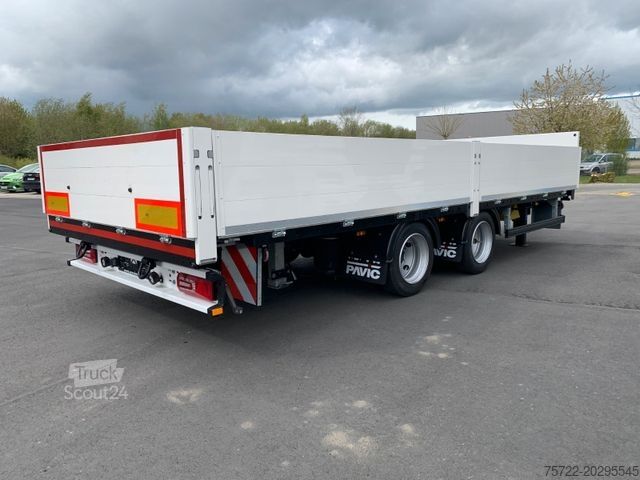 Anhänger mit offener Pritsche PAVIC TBPA 14 64ZC PRITSCHE MIT CONTAINERVERRIEGELUNG