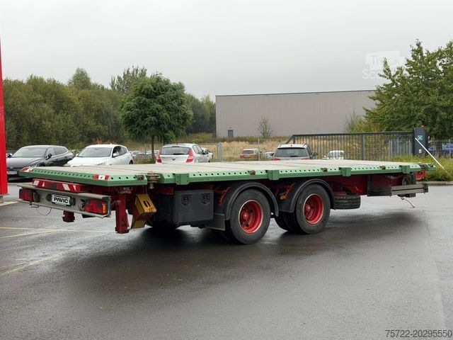 Otwarta przyczepa WECON AWZ 218 LZ Containerpritschen-Anhänger