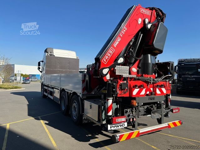 Autolaadkraan VOLVO FH 500 6x2 Container-Pritsche/FASSI 545RA.2.28