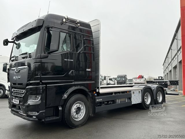 Камион за дърва MAN TGX 33.520 6x4 BL Kurzholz Kran EPSILON / TAJFUN