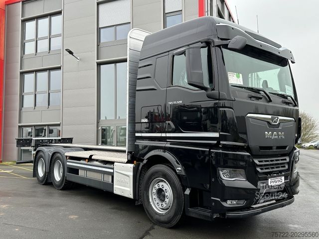 Φορτηγό μεταφοράς ξυλείας MAN TGX 33.520 6x4 BL Kurzholz Kran EPSILON / TAJFUN