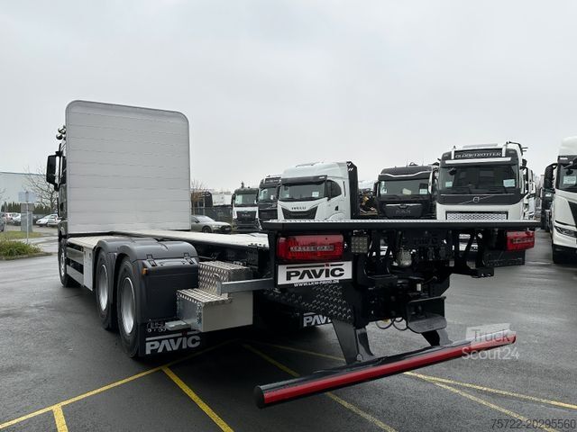 Φορτηγό μεταφοράς ξυλείας MAN TGX 33.520 6x4 BL Kurzholz Kran EPSILON / TAJFUN