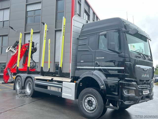 Φορτηγό μεταφοράς ξυλείας MAN TGS 33.520 BL 6x4 EPSILON Q150Z SOFORT VERFÜGBAR
