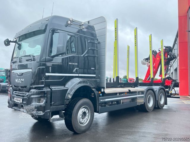 Φορτηγό μεταφοράς ξυλείας MAN TGS 33.520 BL 6x4 EPSILON Q150Z SOFORT VERFÜGBAR