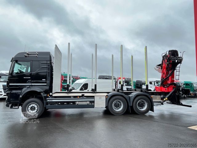 Φορτηγό μεταφοράς ξυλείας MAN TGS 33.520 BL 6x4 EPSILON Q150Z SOFORT VERFÜGBAR