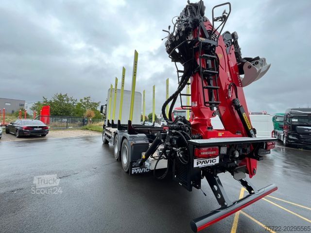 Φορτηγό μεταφοράς ξυλείας MAN TGS 33.520 BL 6x4 EPSILON Q150Z SOFORT VERFÜGBAR