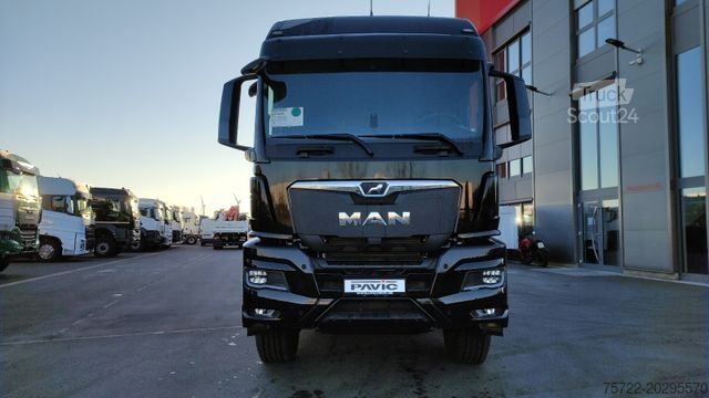 Φορτηγό μεταφοράς ξυλείας MAN TGS 33.520 BL 6X6 Langholz + Nachläufer