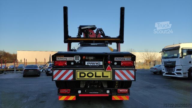 Φορτηγό μεταφοράς ξυλείας MAN TGS 33.520 BL 6X6 Langholz + Nachläufer
