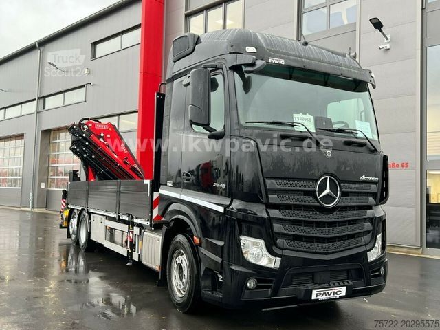 Żuraw samochodowy MERCEDES-BENZ ACTROS 2548/CONTAINERPRITSCHE/KRAN FASSI F545