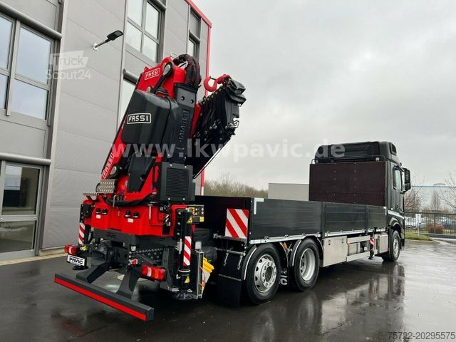 Żuraw samochodowy MERCEDES-BENZ ACTROS 2548/CONTAINERPRITSCHE/KRAN FASSI F545