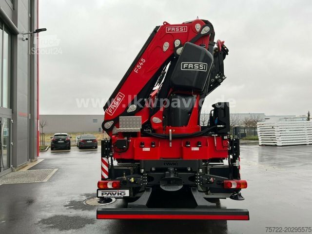 Żuraw samochodowy MERCEDES-BENZ ACTROS 2548/CONTAINERPRITSCHE/KRAN FASSI F545