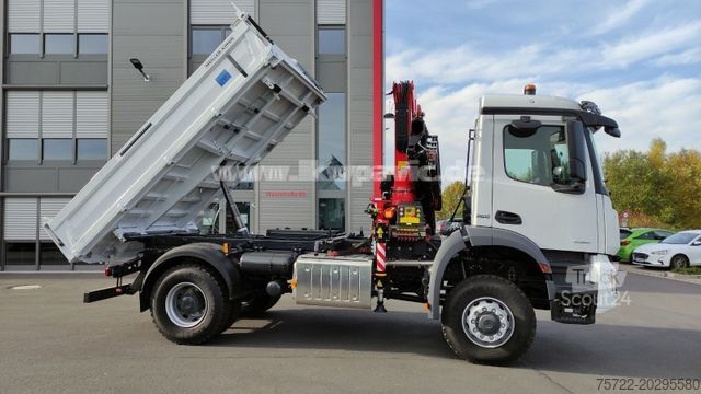Outros MERCEDES-BENZ AROCS 1835/4x4/3S-KIPPER/FASSI/SOFORT VERFÜGBAR