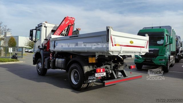 Outros MERCEDES-BENZ AROCS 1835/4x4/3S-KIPPER/FASSI/SOFORT VERFÜGBAR