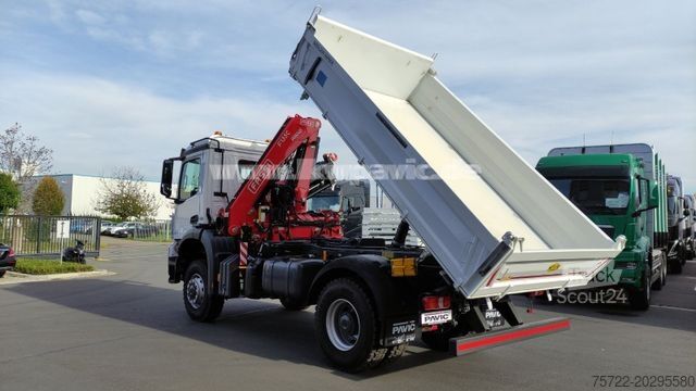Outros MERCEDES-BENZ AROCS 1835/4x4/3S-KIPPER/FASSI/SOFORT VERFÜGBAR