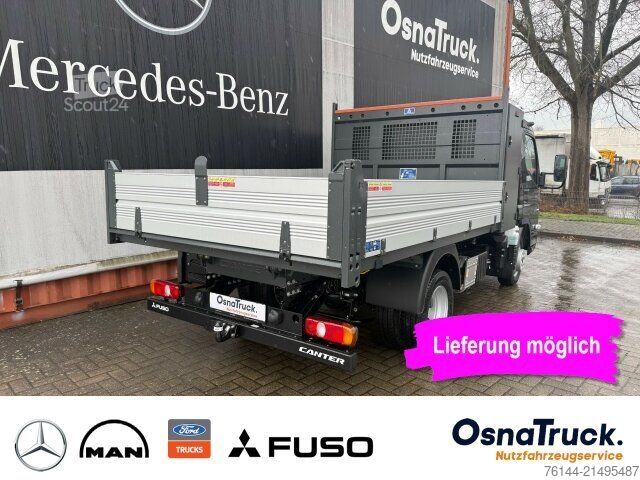 Furgão basculante FUSO 3C15 Hinterkipper+Box Klima,AHK 3,5t,Diff-Sperre