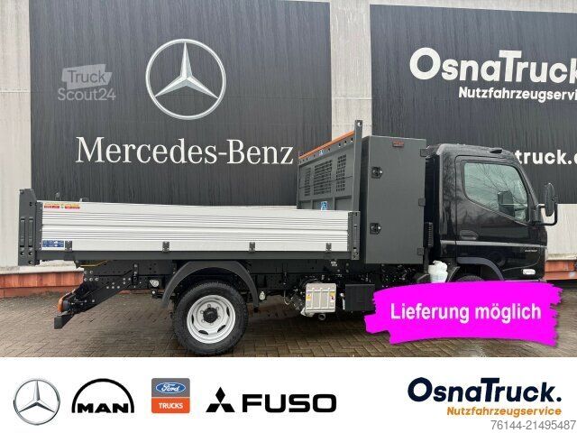 Furgão basculante FUSO 3C15 Hinterkipper+Box Klima,AHK 3,5t,Diff-Sperre