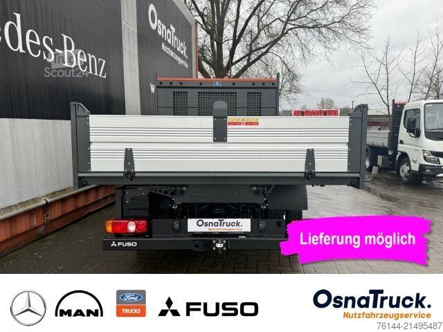 Furgão basculante FUSO 3C15 Hinterkipper+Box Klima,AHK 3,5t,Diff-Sperre