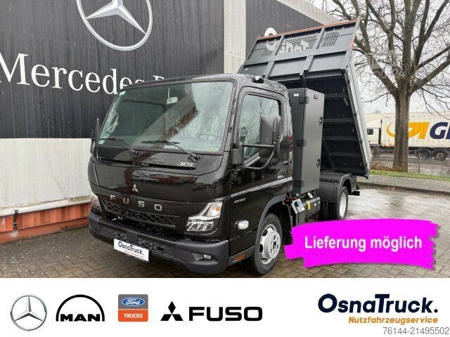 Tipper van MITSUBISHI 3C15 Hinterkipper+Box Klima,AHK 3,5t,Diff-Sperre