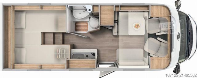 Camper semintegrato CARADO V V347 Automatik / Safety / Digtial