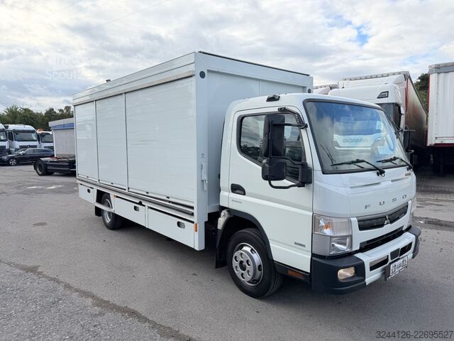 Skříňová dodávka FUSO Canter-9C18/Koffer-Rolläden/Paket-Getränke/Autom
