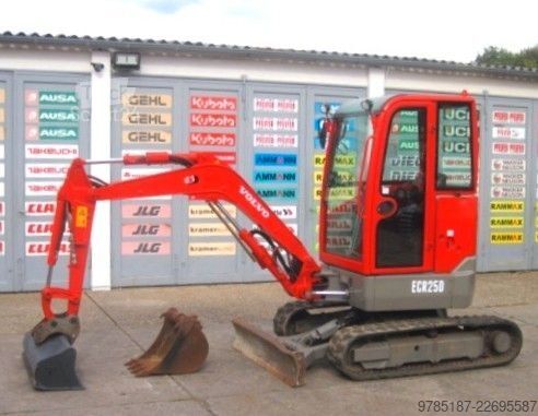 Mini bager VOLVO ECR 25 D * 2x Löffel *