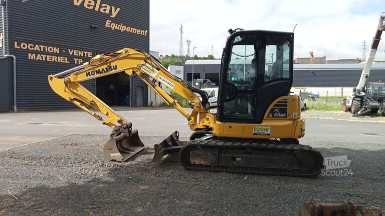 Міні -екскаватор <7т Komatsu PC55MR-5E0 with 3 buckets