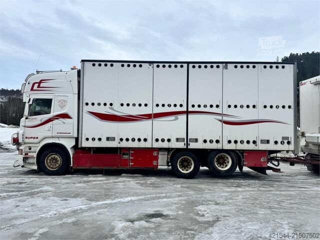 Livestock transport Scania R620 6x2 Livestock Transport Truck with Limetec Dr