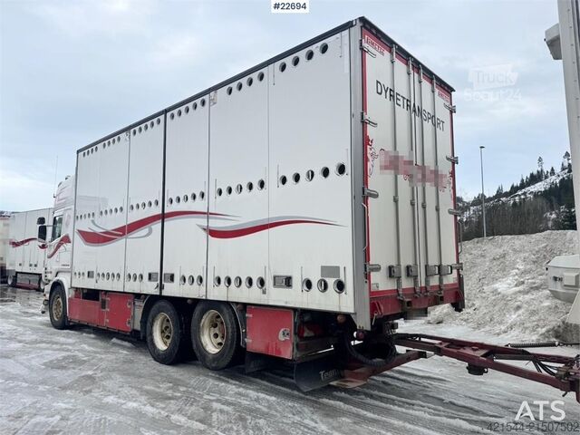 Livestock transport Scania R620 6x2 Livestock Transport Truck with Limetec Dr