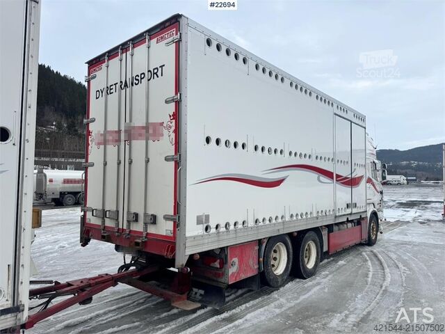 Livestock transport Scania R620 6x2 Livestock Transport Truck with Limetec Dr
