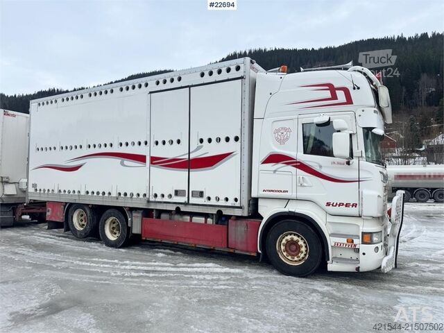 Livestock transport Scania R620 6x2 Livestock Transport Truck with Limetec Dr
