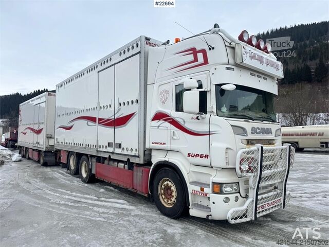 Livestock transport Scania R620 6x2 Livestock Transport Truck with Limetec Dr
