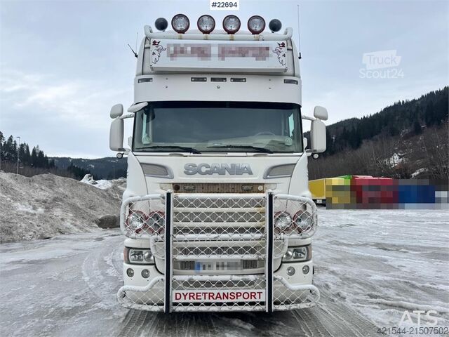 Livestock transport Scania R620 6x2 Livestock Transport Truck with Limetec Dr