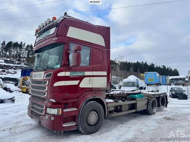 System med krogarm Scania R520 6x2 Hooklift Truck – Euro 6