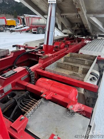 Tipper Scania R730 6x4 snow plow–equipped tipper truck with unde