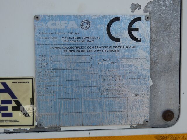 Autopompa per calcestruzzo MAN TGS 35.460