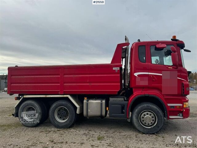 Benne Scania R580 6x4 Tipper truck. Comes with new EU approval.