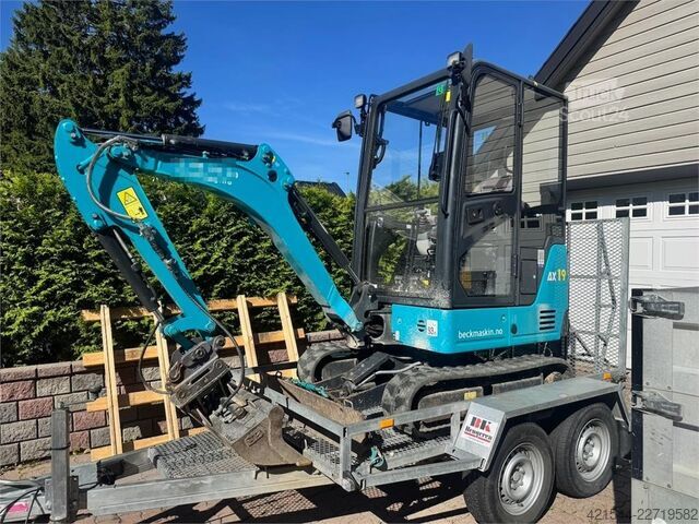 Mini ekskavatorius Airman AX19-7 Mini Excavator with 2 Buckets and 2021 BK M