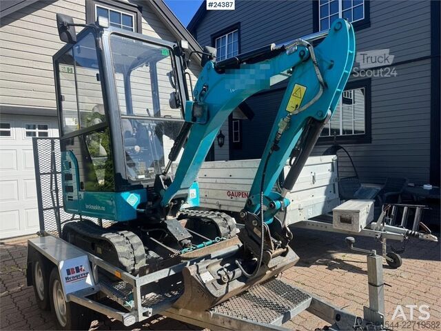 Mini ekskavatorius Airman AX19-7 Mini Excavator with 2 Buckets and 2021 BK M