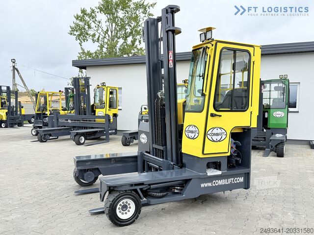 Четырёхходовой вилочный погрузчик Combilift C4000 GAS DUPLEX 4600 FREE-LIFT CABIN